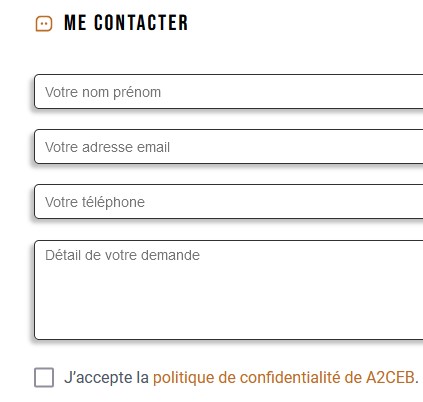 Site Web A2CEB, aperçu 3