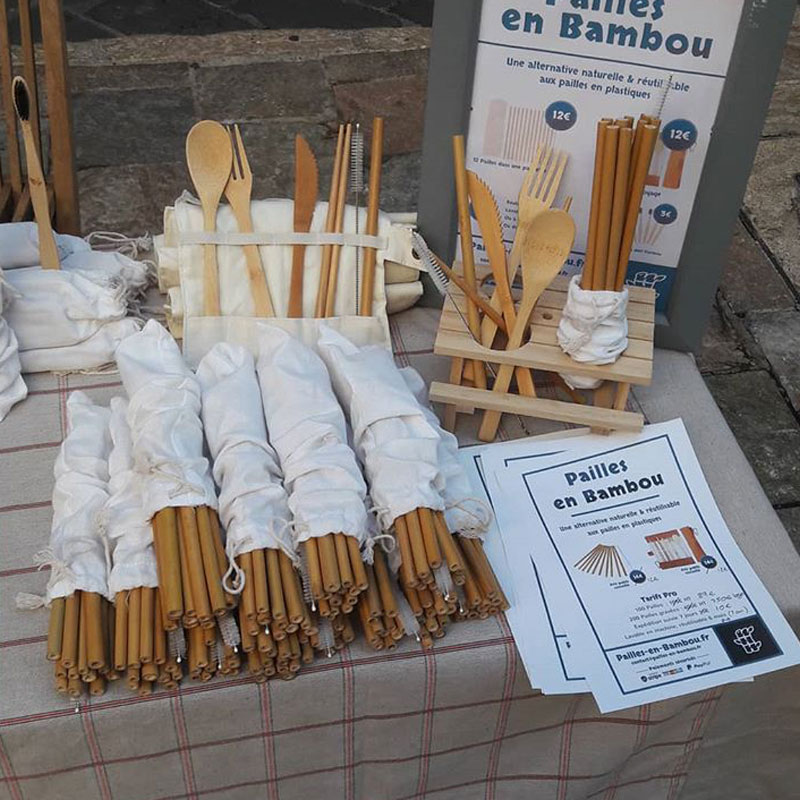 Pailles en Bambou, aperçu 2